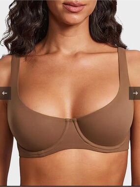 Shecurve Underwire Support Seamless Unlined Balconette Bra size 40F